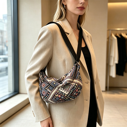 Classic Black Boho Bag