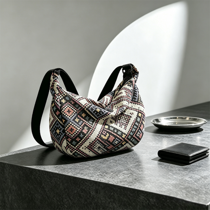 Classic Black Boho Bag