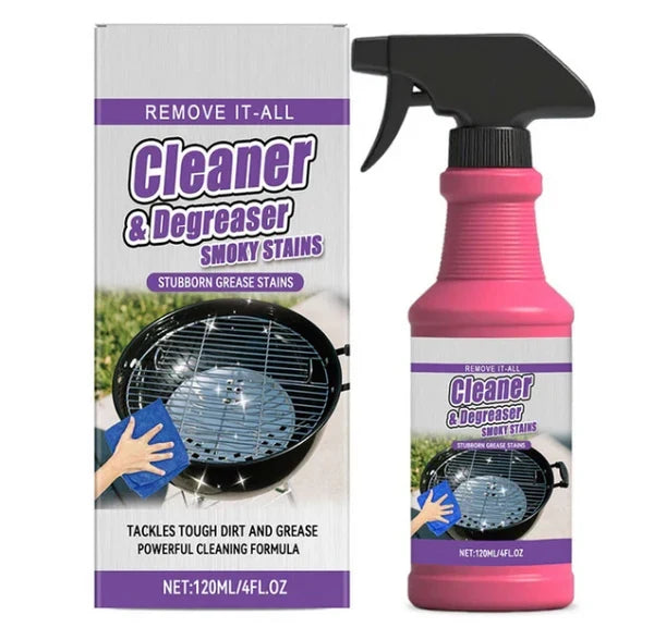 🧼 Powerful Grill Degreaser Spray – Kitchen Grease Killer & Heavy-Duty Clean✨