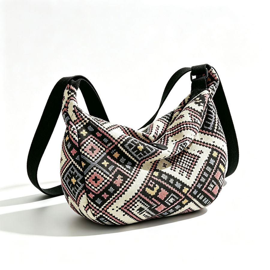 Classic Black Boho Bag