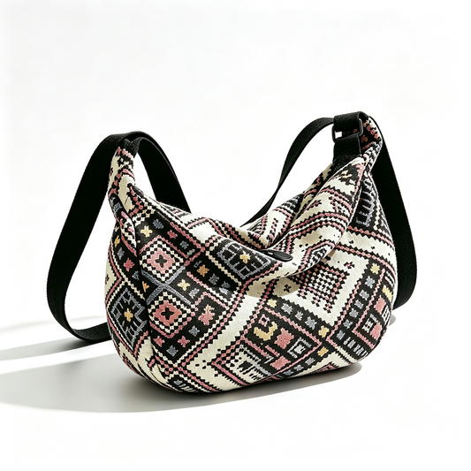 Classic Black Boho Bag