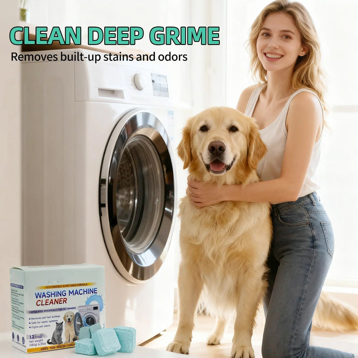 🔥 2026 Must-Have 🫧 Washing Machine & Dishwasher Cleaner Tablets – Deep Clean, Descale & Sanitize 💯✨