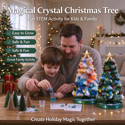 🎄 Magic Growing Crystal Christmas Tree ✨🎁