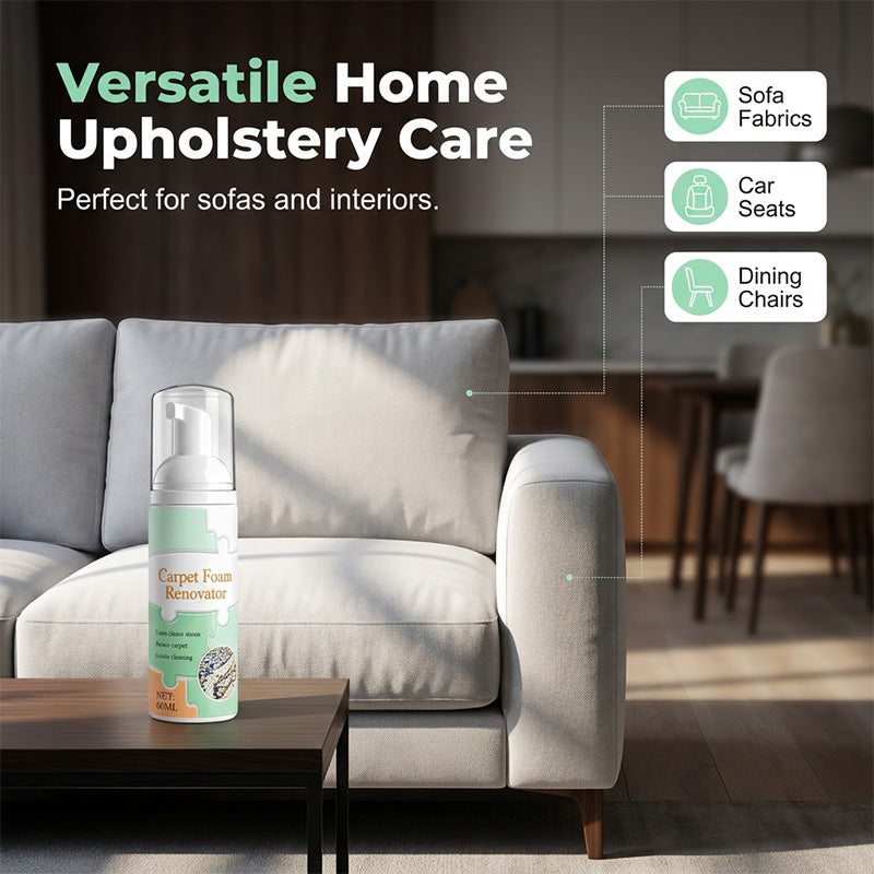 Waterless Carpet Foam Stain Remover with Towel（upsell）