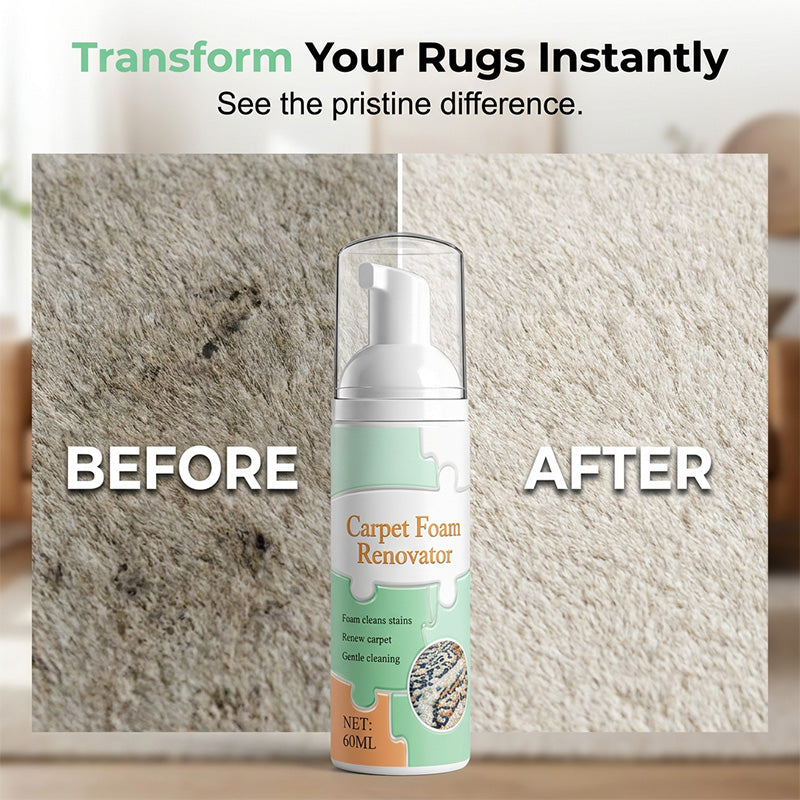 Waterless Carpet Foam Stain Remover with Towel（upsell）