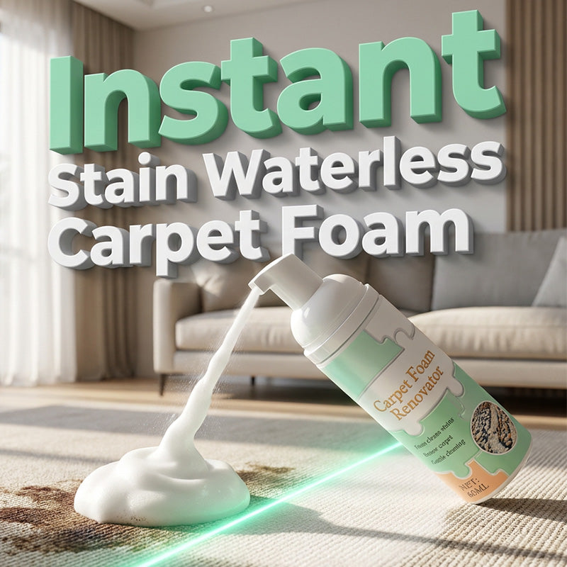 Waterless Carpet Foam Stain Remover with Towel（upsell）