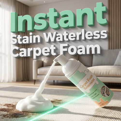 Waterless Carpet Foam Stain Remover with Towel（upsell）